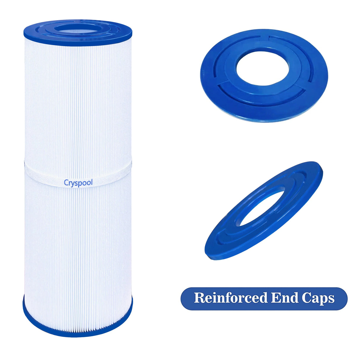 ft Spa Filter suitable with C-4950, PRB50-in, FC-2390,  03FIL1600,373045 Hot Tub Filter , 4 Pack. Cryspool 50 sq