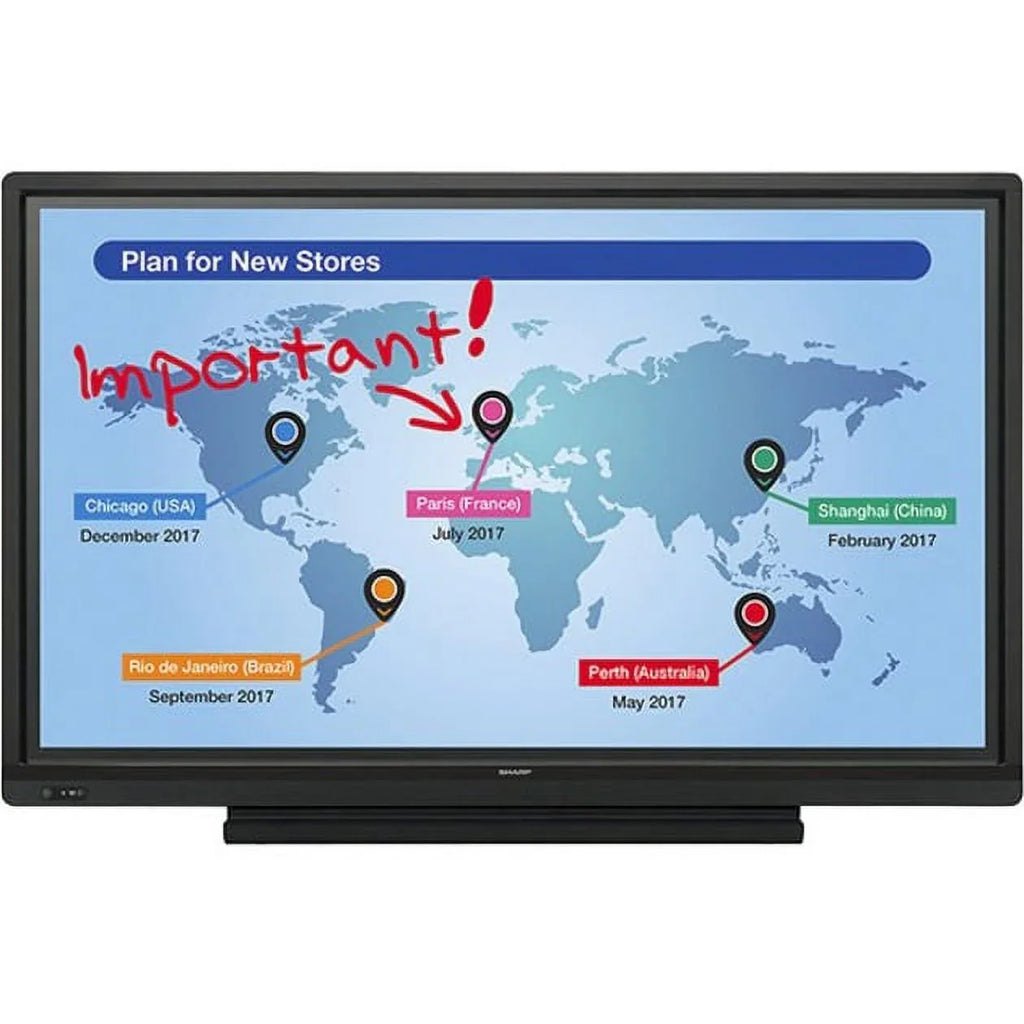 Sharp AQUOS BOARD PN-L703W 70" Class LCD Touchscreen Monitor, 16:9, 6 ms