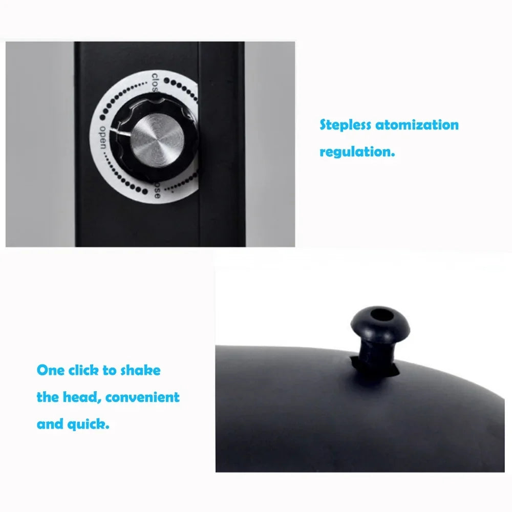 INTSUPERMAI Electric Industrial Mist Fan Humidifier Cooling Spray Fan with 42L aqua Tank