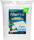 Aquatic Experts Aquarium Filter Pad, FilterFirst Aquarium Filter Media Roll for Crystal Clear liquid - Filter Floss for Fish Tank Filters, 12 by 72 by ⅜ Inch to ½ Inch Thick