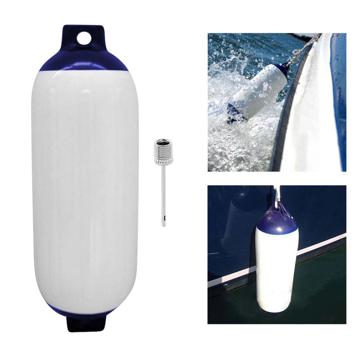 vessel , Reinforced Eye Ends With Inflating vessel Bumpers For Docking For Sailboats G3