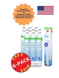ZUMA Brand , aqua and Ice Filter , Model # OPFW3-RF300 , matching with Whirlpool® RWF1021 - 6 Pack - Made in U.S.A.