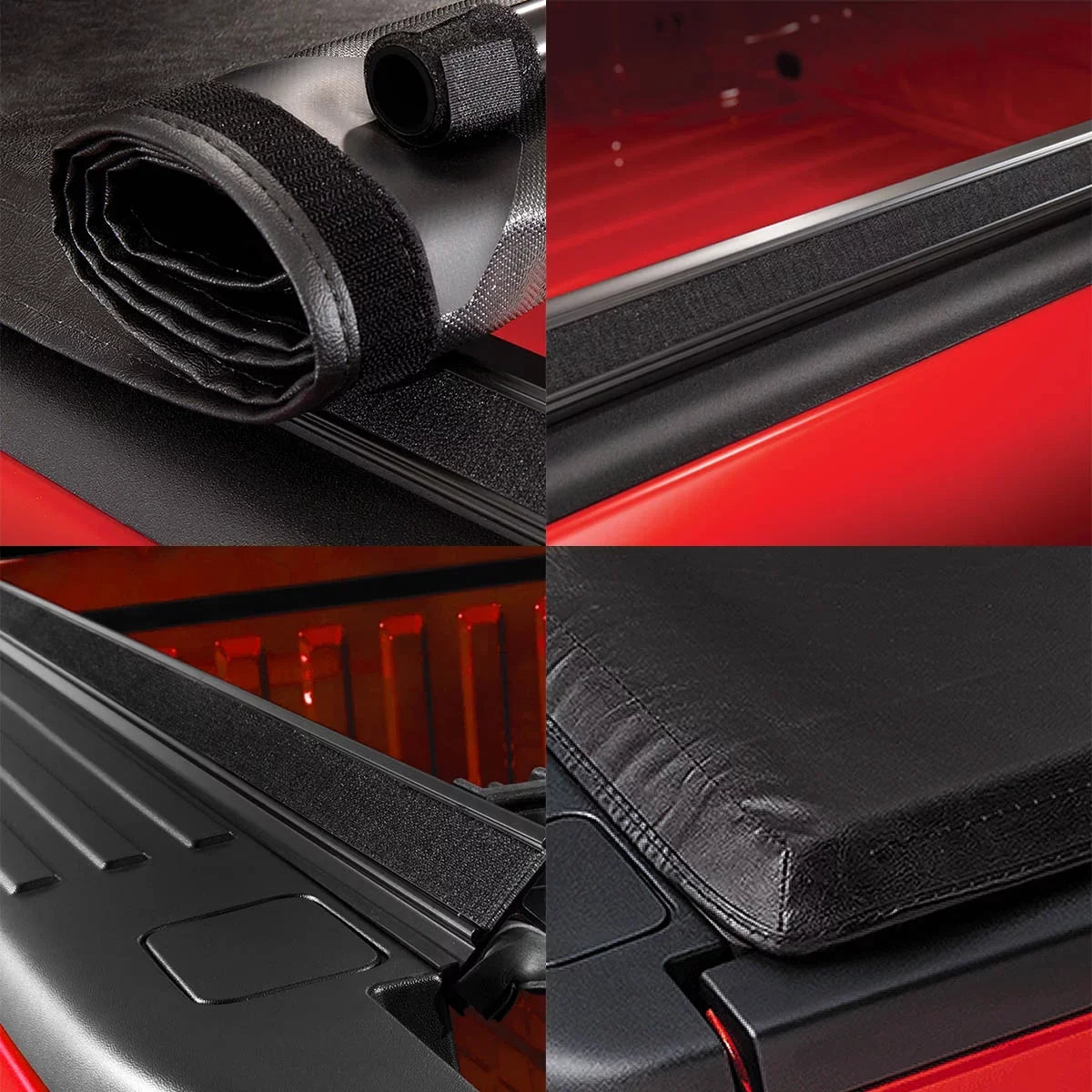 Trail Edition) 5'6" Bed (66.7"). Auto Drive WMT-RU-56001 Soft Roll up Truck Bed Tonneau shield Fits 2022-23  Tundra (Excl