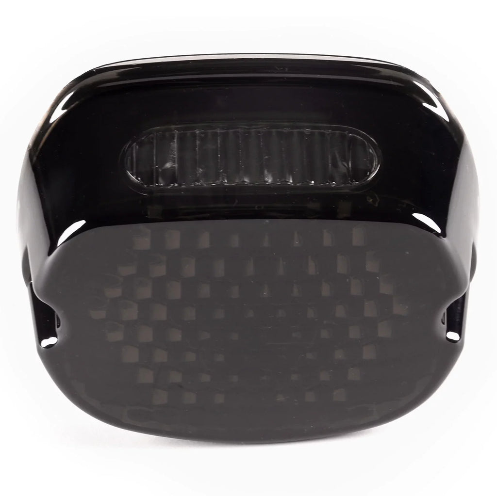 Krator Low Profile Smoke LED Tail Light Turn Signals Brake Light Running Light appropriate with Harley Davidson Ultra Classic Electra Glide CVO FLHTCUSE 2006-2013 - Fits Most 6-1/4" Round Headlights