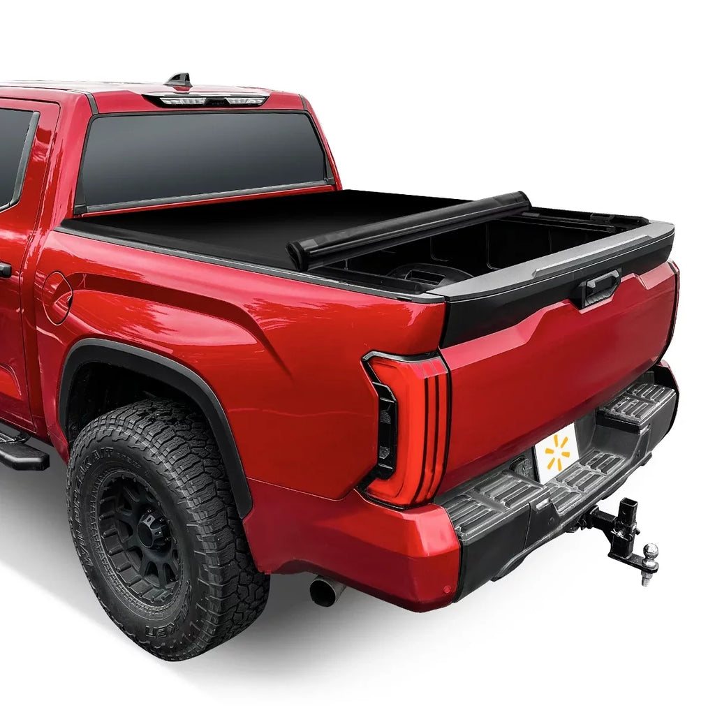 Trail Edition) 5'6" Bed (66.7"). Auto Drive WMT-RU-56001 Soft Roll up Truck Bed Tonneau shield Fits 2022-23  Tundra (Excl