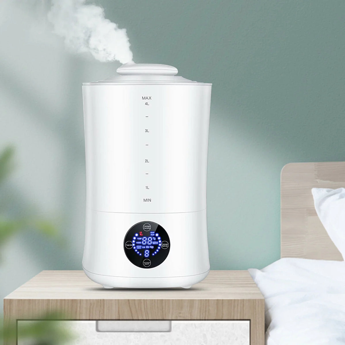 DIY Sodium 4L Hypochlorous Acid moisture Making Machine Humidifier W/ Remote White