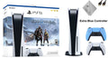 TEC  PlayStation_PS5 Gaming Console (Disc Version) with God of War(GOW) Ragnarök Bundle Plus Extra Starlight Blue Controller - PlayStation - 5