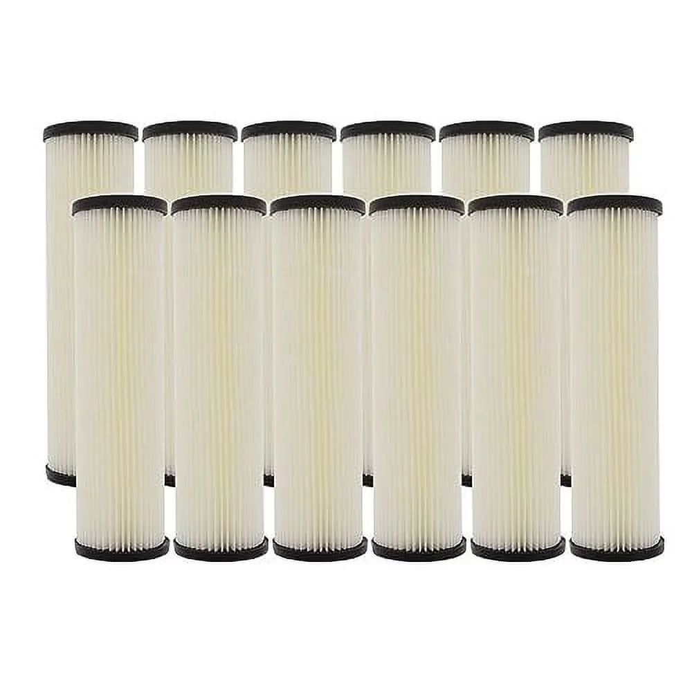 S1 20 Micron Standard 10 X 2.5 Inch Pleated Sediment aqua Filter 12 Pack