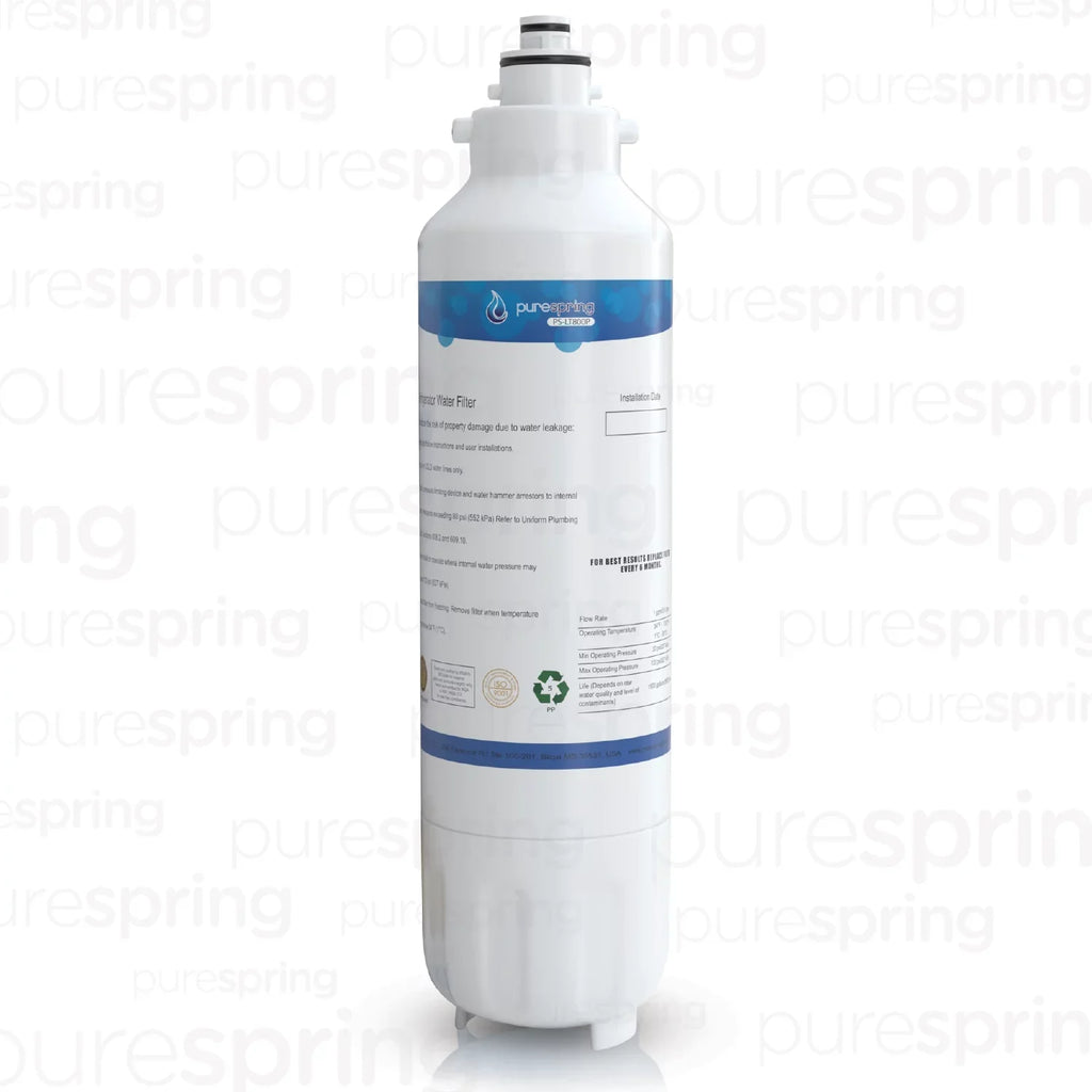 PureSpring NSF 42 Certified Refrigerator liquid Filter, appropriate with  LT800P, LT800PC, ADQ73613401, ADQ73613402, ADQ73613403, Kenmore 9490, 46-9490, 469490 (1 Pack)
