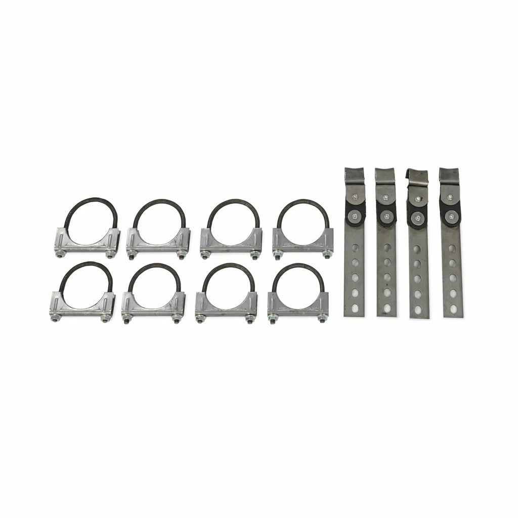 Dual Exhaust Kit 2.5" Flowmaster Super 40 Corner Exit Fits 67-72  F-Series