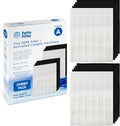 Fette Filter - 115115 Premium True HEPA H13 Filter matching with Winix Filter A 115115 Size 21 Plasma Wave Air Purifier AM90 P300 5300 5500 5300-2 6300-2 6300 C909 9800 C535 - Pack of 1 + 4