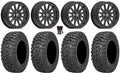 Valor V05 Beadlock 14" Wheels Black 30" Trail Saw 2.0 Tires Polaris RZR XP 1000 / PRO XP / Ranger XP 900/1000