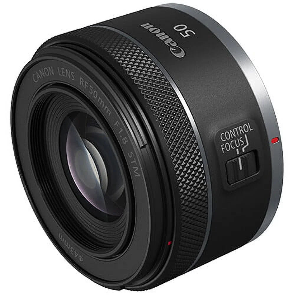 RF 50mm f/1.8 STM Lens for  Full Frame Mirrorless RF Mount Cameras [EOS R, EOS RP, EOS R5, EOS R6] + Deal-expo Cleaning Kit