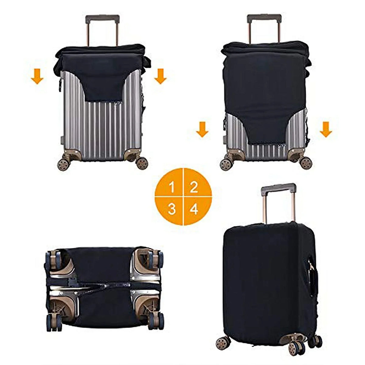 Kll Dancing African Womans Luggage shield Suitcase wrap Suitcase Protector-