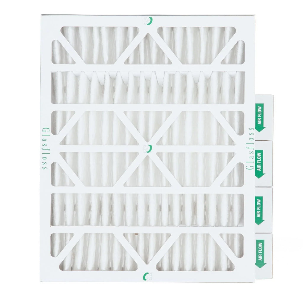 ( Quantity 5 ) Exact Size: 19-3/8 x 23-3/8 x 3-3/4. 20x24x4 MERV 10 Pleated HVAC Air Filters by Glasfloss