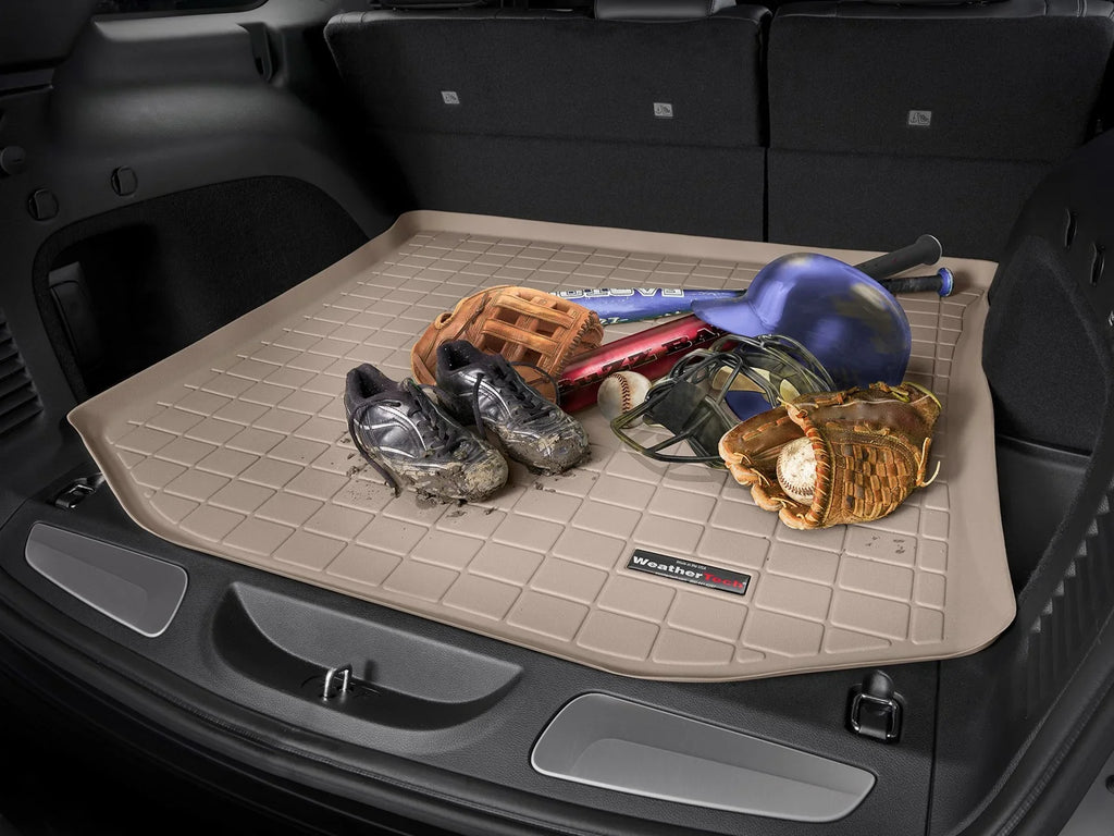 WeatherTech Cargo Trunk Liner with Bumper Protector suitable with 2010-2014 Subaru Outback - Behind 2nd Row Seating With Bumper Protector, Grey