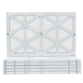 Actual Size: 15-5/8 x 29-5/8 x 7/8. 12 Pack of 16x30x1 MERV 13 Pleated Air Filters by Glasfloss