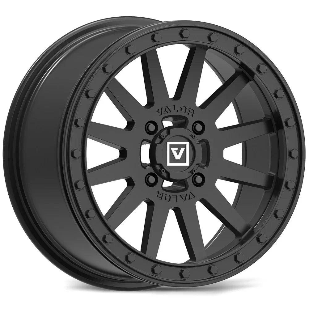 Valor V05 Beadlock 14" Wheels Black 30" Trail Saw 2.0 Tires Polaris RZR XP 1000 / PRO XP / Ranger XP 900/1000