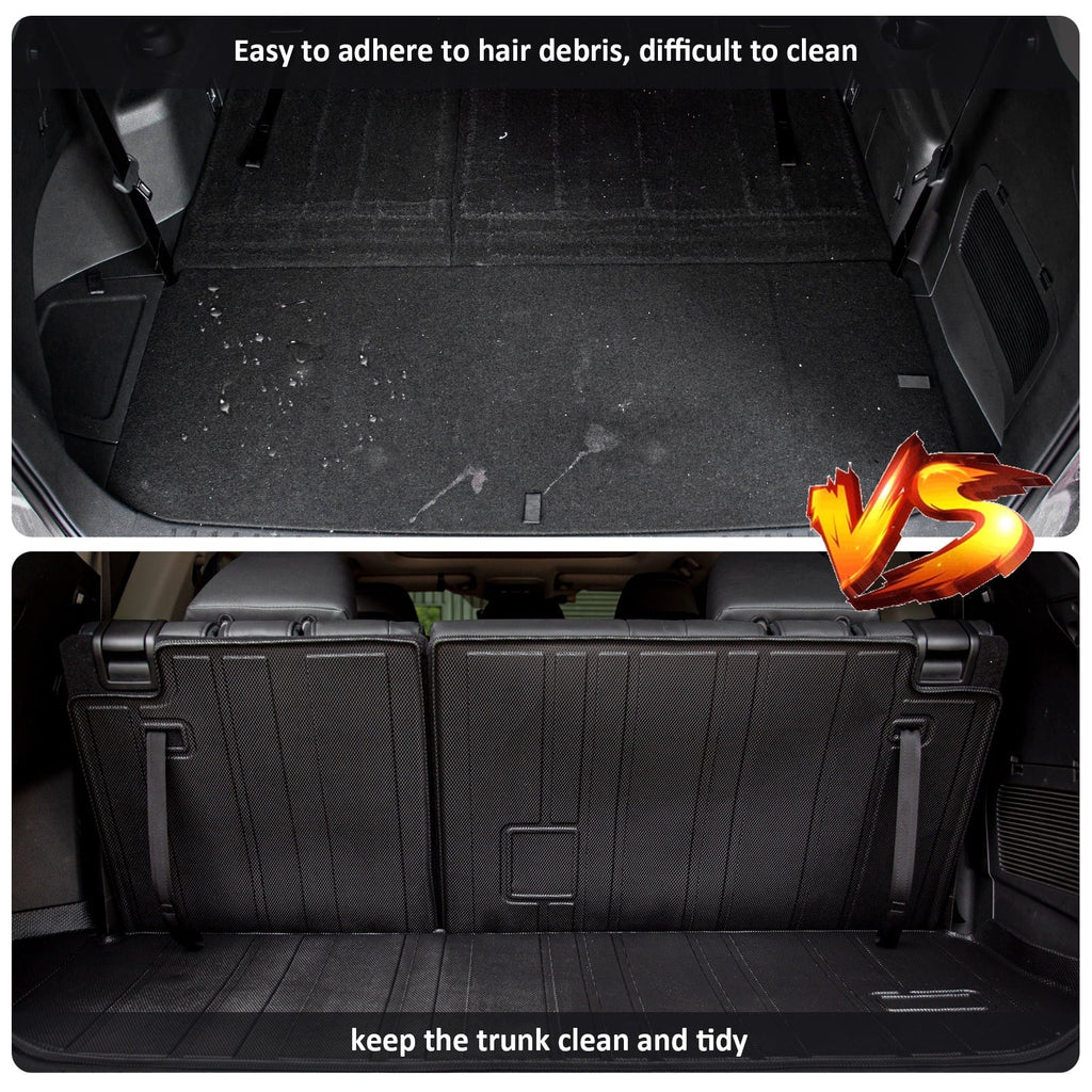Fit 2020-2024  Highlander Trunk Mat with Backrest Mats Car Cargo Liner Highlander Accessories