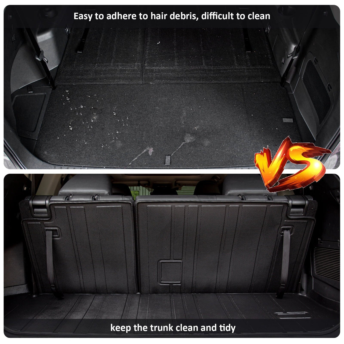 Fit 2020-2024  Highlander Trunk Mat with Backrest Mats Car Cargo Liner Highlander Accessories