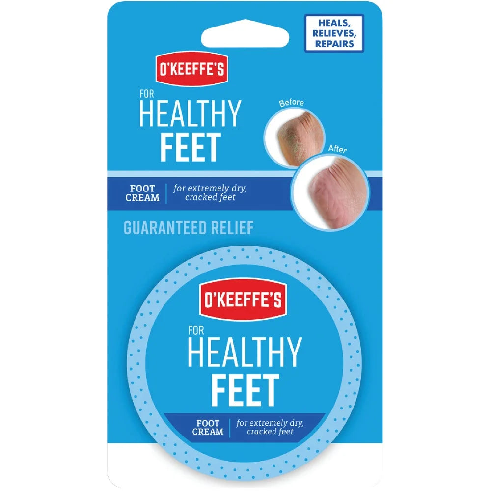 Jar Cream Lotion. 1PACK O'Keeffe's Healthy Feet 3.2 Oz