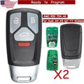 Keyecu 2 Pieces Replacement Smart Remote Key Fob 434MHz for Audi A4 A5 TT Quattro Q7 SQ5 2016 2017 2018 2019 4M0 959 754 AK / AQ / AF, 4M0959754
