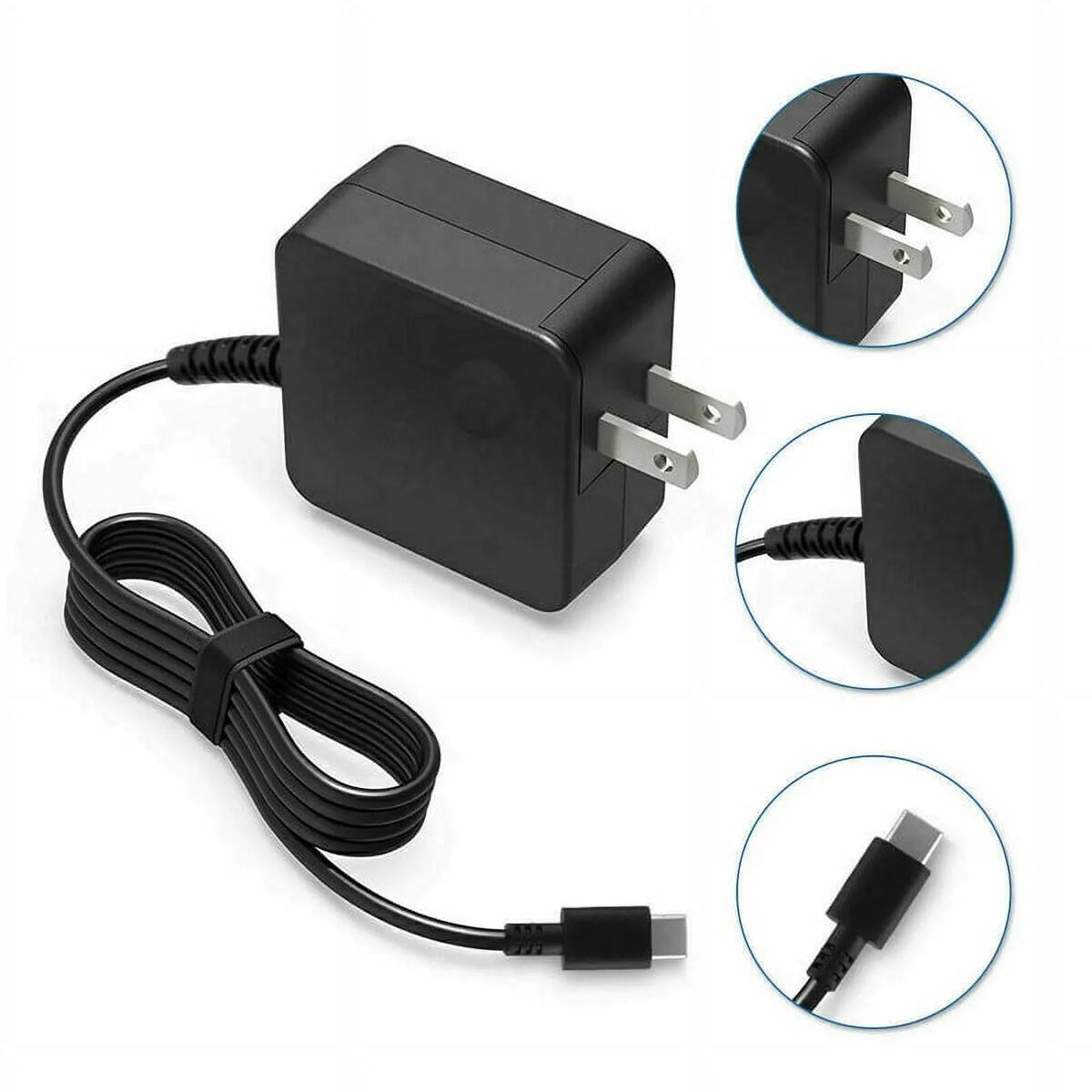 Nuxkst 65w USB-C Ac Adapter for  ThinkPad 11e Yoga Gen 6 20SF0004CA power supply charger