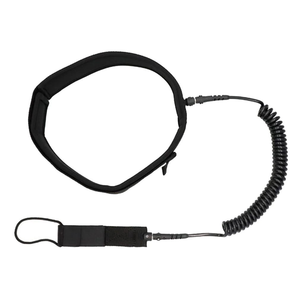 Surfboard Leash Coiled Surfing Leash Paddle Board Waist Belt Surf Leash for aqua Sports Stand up Paddleboard, Shortboard, Skimboard, Longboard 10FT