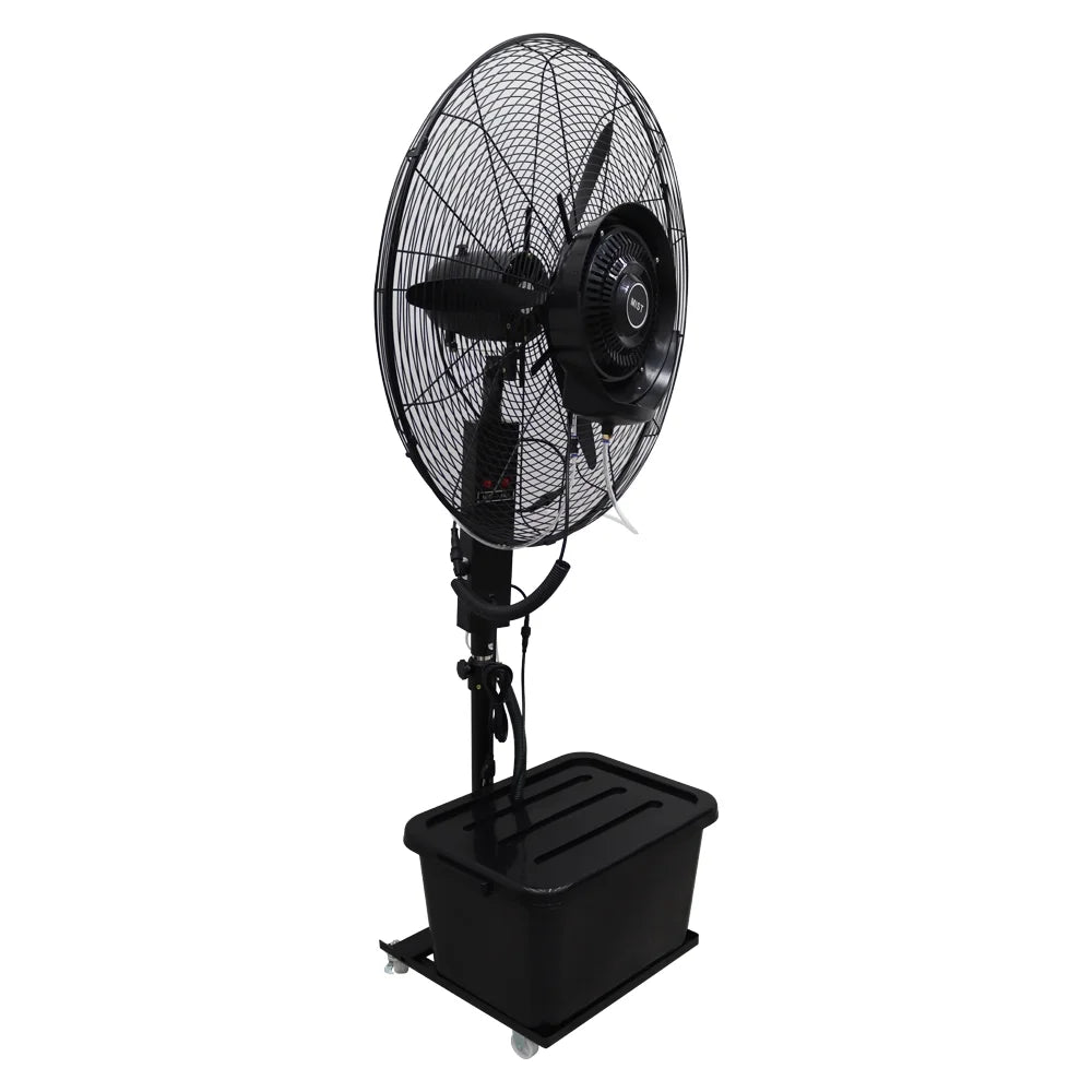 INTSUPERMAI Electric Industrial Mist Fan Humidifier Cooling Spray Fan with 42L aqua Tank