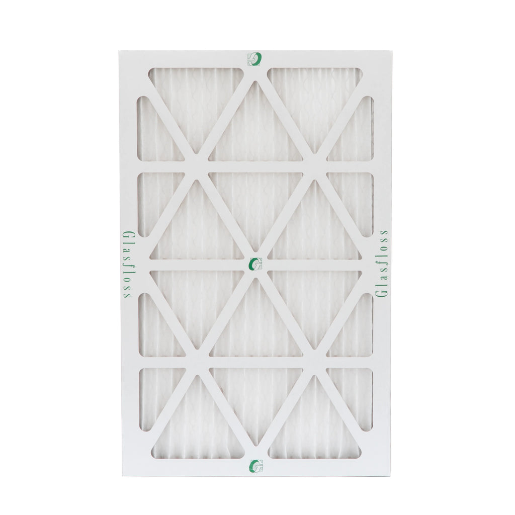 Actual Size: 15-5/8 x 29-5/8 x 7/8. 12 Pack of 16x30x1 MERV 13 Pleated Air Filters by Glasfloss