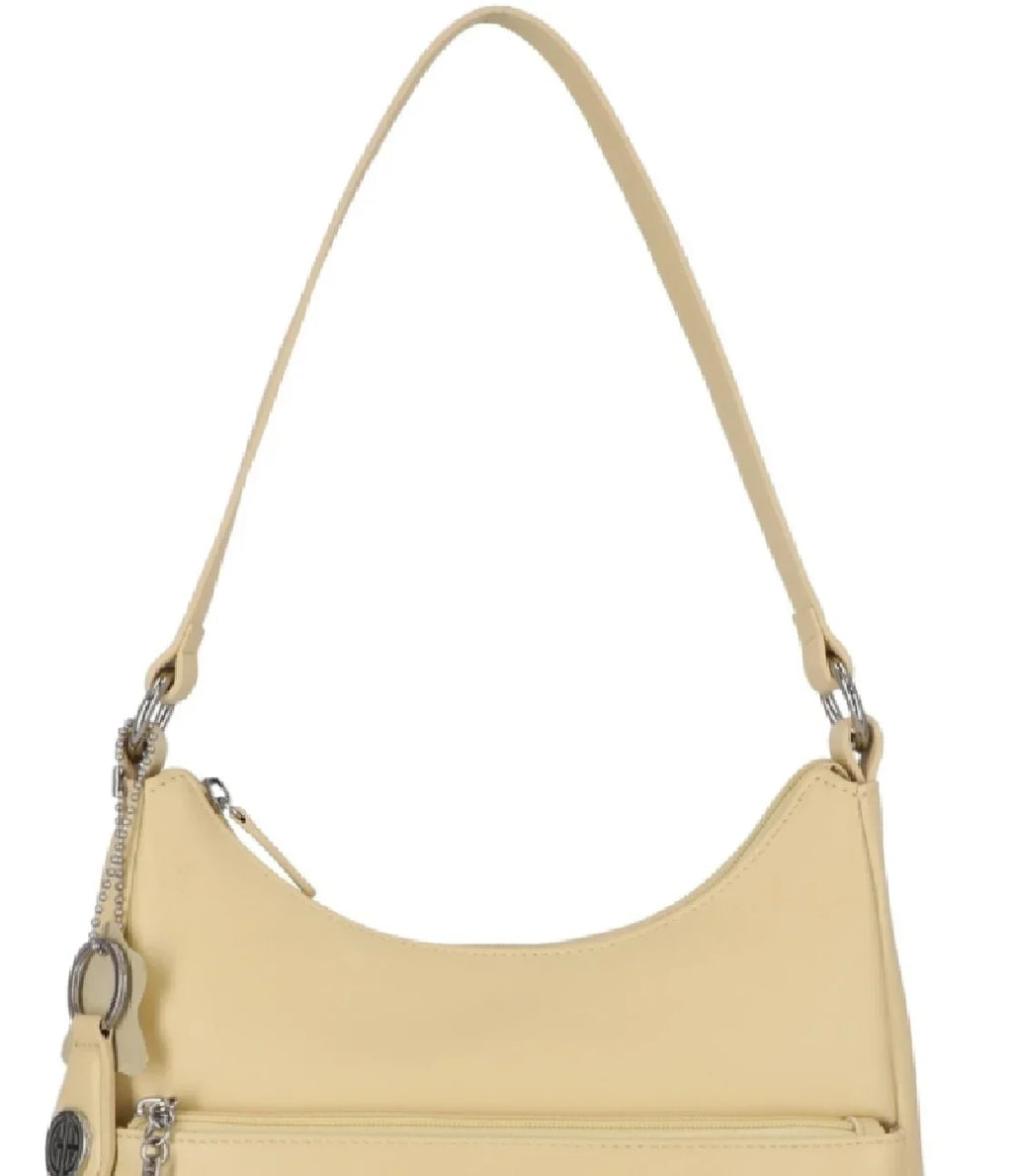 Giani Bernini Women's Nappa Leather Hobo Bag Yellow Size Regular