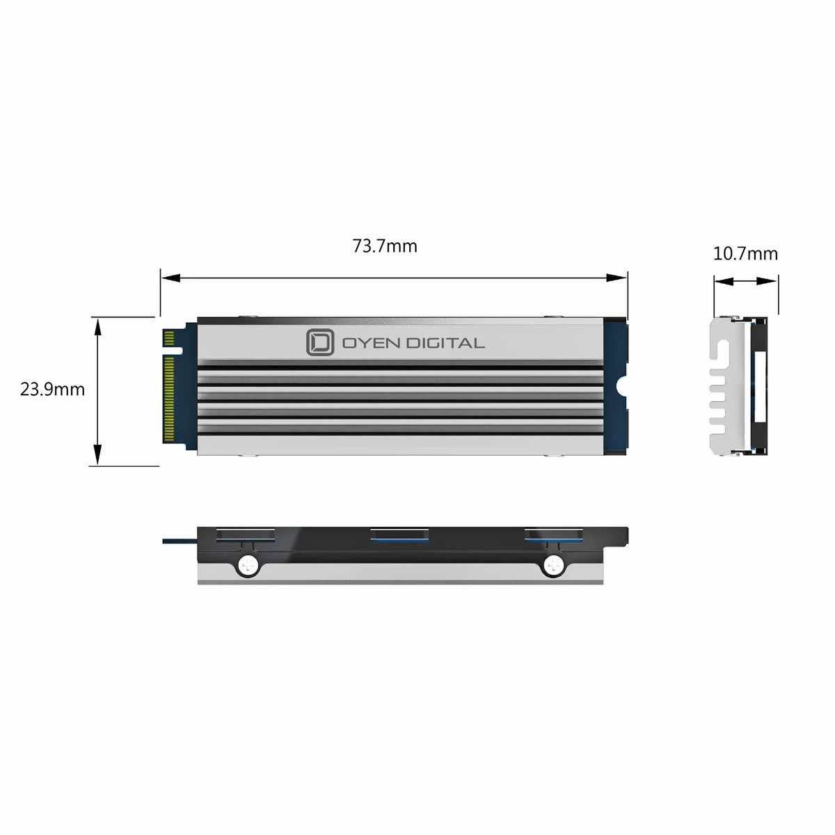 Dash Pro 8TB NVMe PCIe SSD with Heatsink, appropriate with  PS5 Internal M.2 Slot