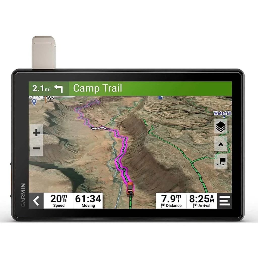 Garmin 010-02509-00 Tread XL Overland Edition 10" All-Terrain GPS Navigator Bundle with Deco Gear Power Bank 8000 mAh Digital Display + Wagan LED Brite-Nite Dome Lantern Flashlight