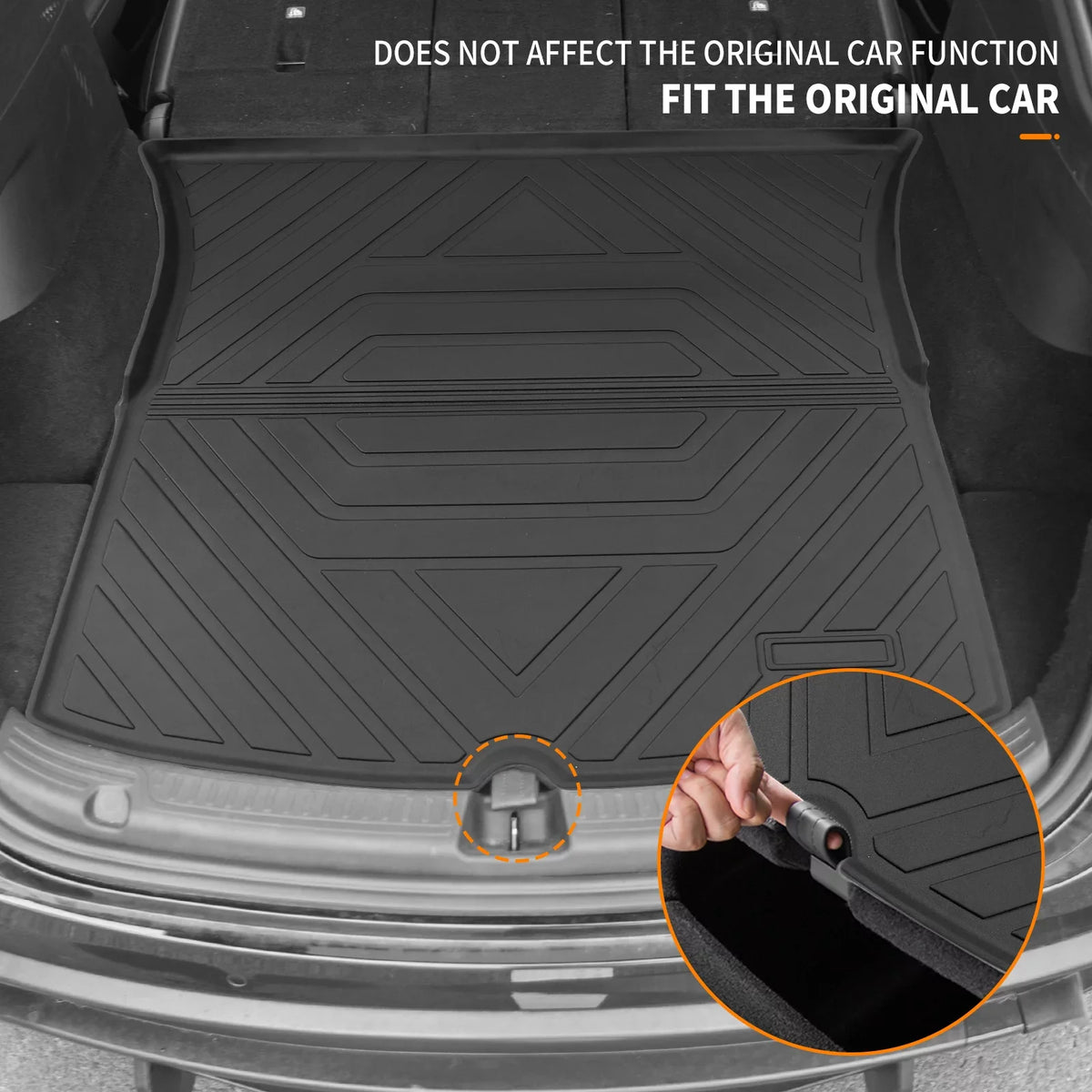 Fit 2020 2021 2022 2023 Tesla Model Y Floor Mats Trunk Mats All elements Cargo Liners for Tesla Model Y Accessories (Trunk Mats+Floor Mats)