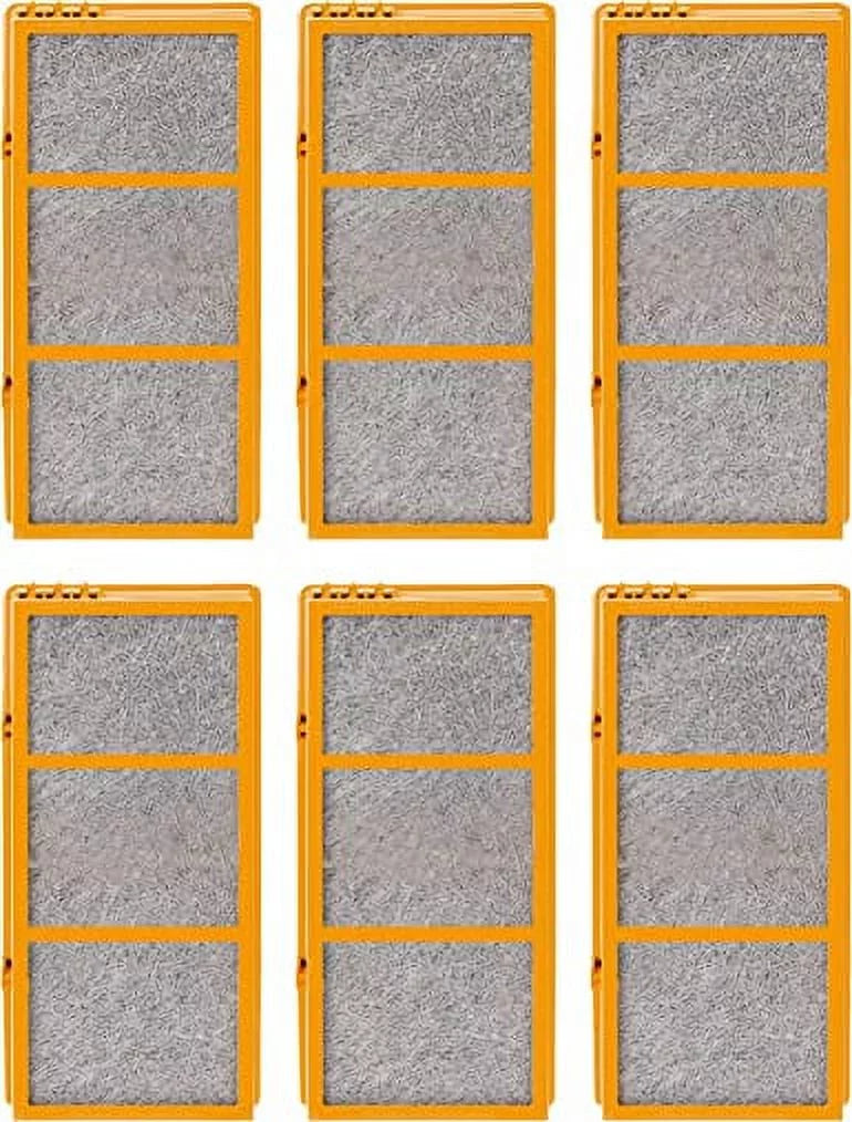 3-in-1 True HEPA Activated Carbon Air Filter Replacement appropriate with Holmes AER1 Smoke Grabber AER1 HAPF30AS-U4R Air Purifier - 1.2” x 10” x 4.6”, 6 Pack