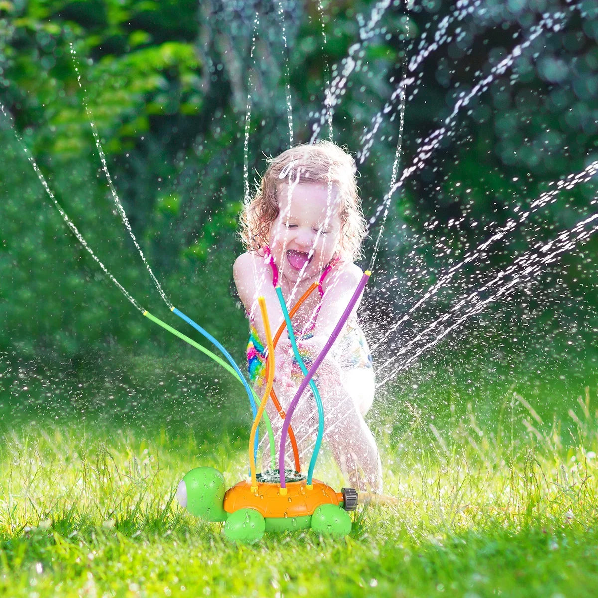 Toyvian Tortoise Sprinkler moisture Spraying Turtle Toys For Swimming Pool Garden Lawn Outdoor