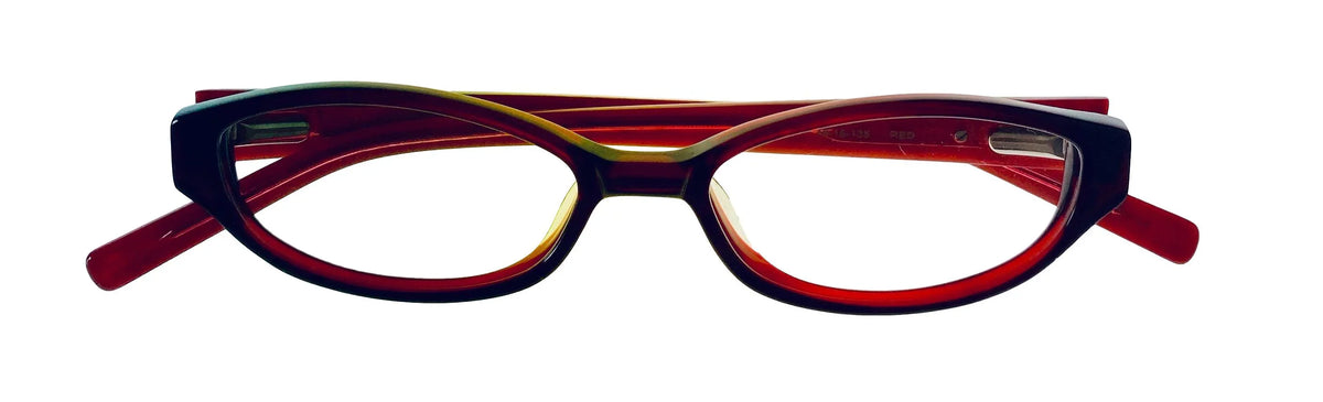 Pick Me 46mm. Converse Womens Red Oval Plastic Eyewear Frame