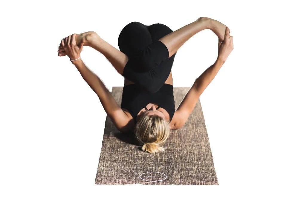 Fitccessory All Natural Jute/Hemp Premium Yoga Mat, Sweat Grip Mat, Brown, 5mm Thick, top-notch Grip for Home Yoga, Pilates, Floor & Fitness Workouts
