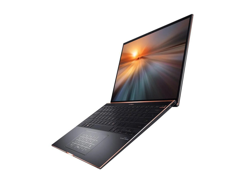 ZenBook S Ultra Slim Laptop, 13.9" 3300x2200 3:2 500nits Touch Display,  Evo Platform Core i7-1165G7 CPU, 16GB RAM, 1TB SSD, Thunderbolt 4, TPM, Windows 10 Pro, Jade Black, UX393EA-XB77T