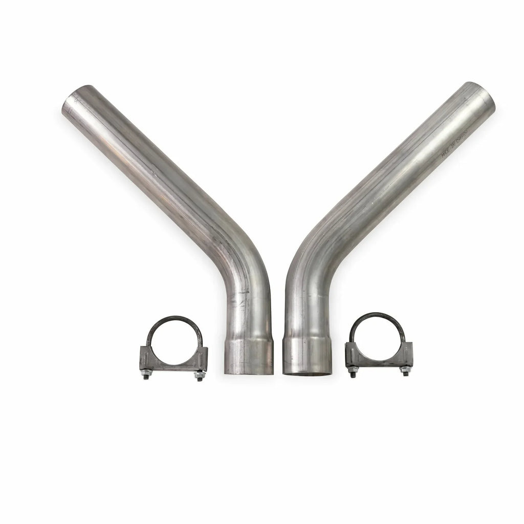 Dual Exhaust Kit 2.5" Flowmaster Super 40 Corner Exit Fits 67-72  F-Series