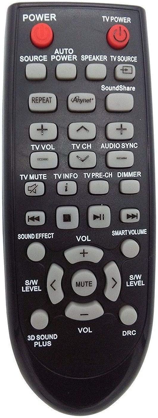 New Replacement Remote Control for  HW-F450/ZA HW-F450 PS-WF450 HW-F355 Soundbar