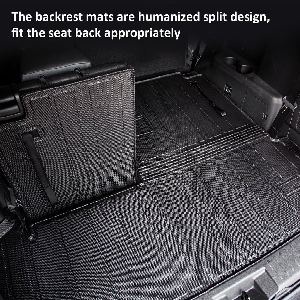Fit 2020-2024  Highlander Trunk Mat with Backrest Mats Car Cargo Liner Highlander Accessories