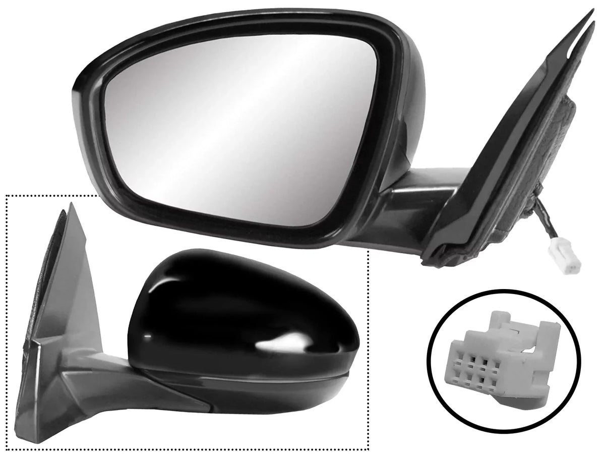 APA Replacement Rear View Mirror for 2019 2020 2021 2022 ALTIMA Power Non-Heated No Signal No Camera Driver Left Side NI1320311 963026CA0A